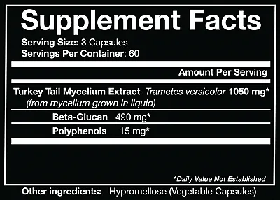 Oriveda Turkey Tail (PSP-50) is the only one 100% in line with the clinical research